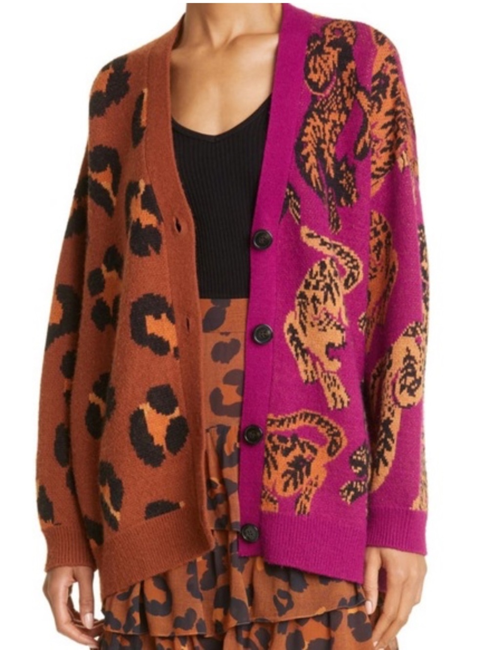 Farm Rio Wild Leopard Cardigan